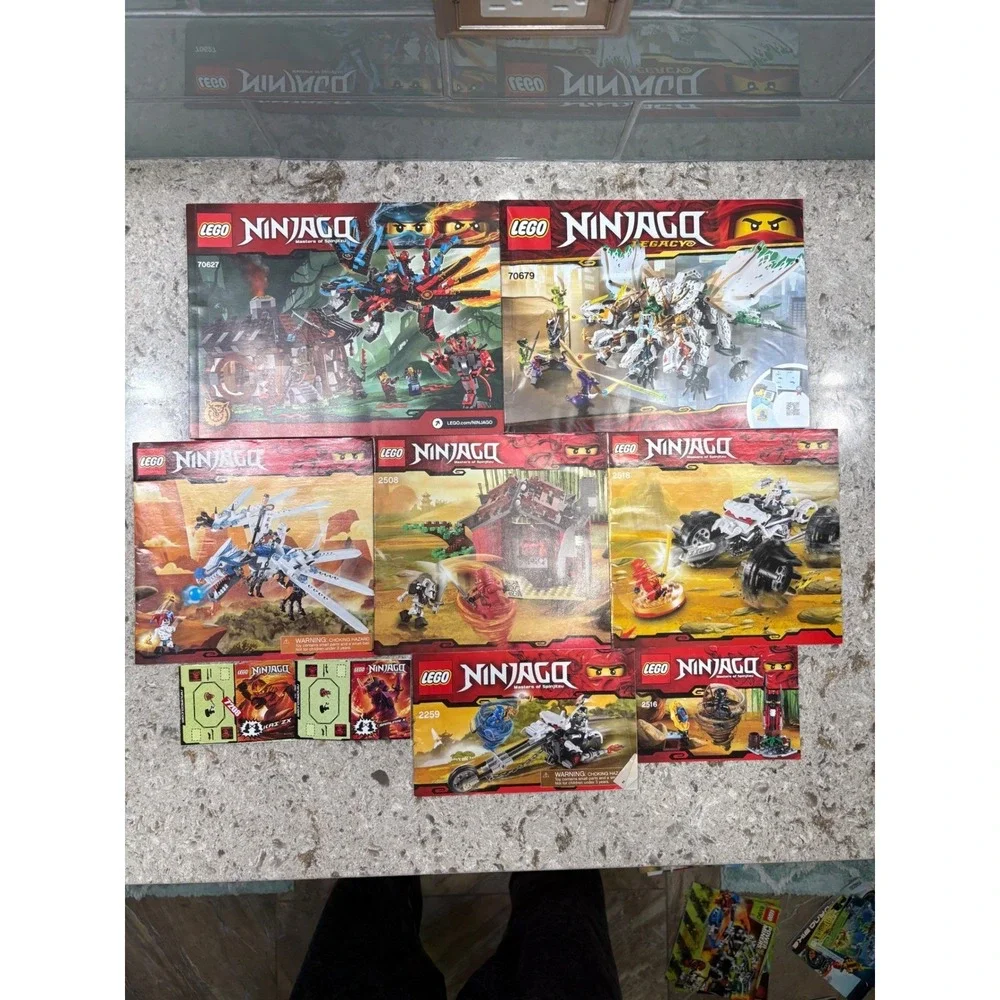 Lego Ninjago Instruction Manuals Lot of 20 Masters of Spinjitzu